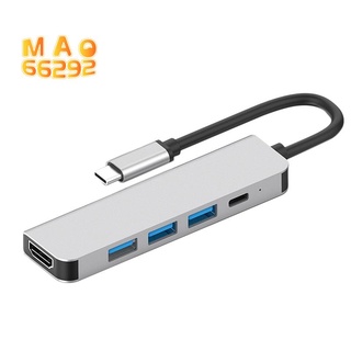 Type C to Hdmi 4K Docking Station 5 in 1 HUD for Mobile Phone Laptop USB 3.1 Type-C to USB3.0 HUB + USB-C PD+HDMI
