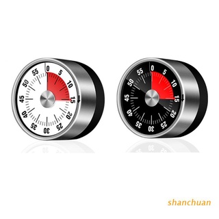 shan temporizador visual de acero inoxidable temporizador mecánico de cocina 60 minutos alarma temporizador de cocción con alarma fuerte reloj magnético temporizador