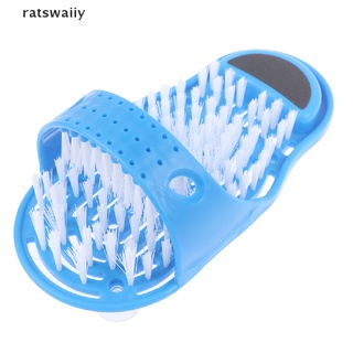 ratswaiiy eliminar la piel muerta zapatilla de masaje de pies fregador zapato de baño con cepillo zapatilla cl