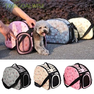 tribgoalwise - bolsa de viaje para gatos, transpirable, plegable, para mascotas, plegable, caja potable, moda, perro, color multicolor