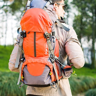 [omeo] 50l mochila impermeable al aire libre camping senderismo mochila bolsa de gran capacidad (4)