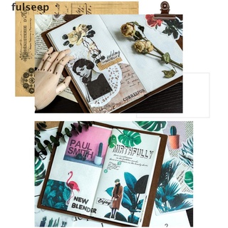 [Fulseep] 60 Pcs/pack Vintage Journal Diary Skull Paper Flower Plant Scrapbooking Stickers DSGC