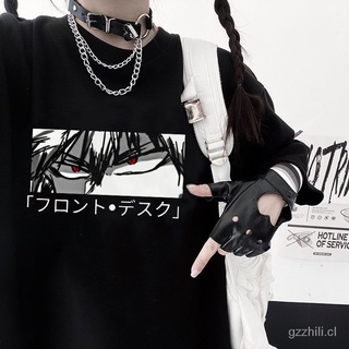 ❤Harajuku T-shirt mujeres 2021 coreano ins japonés Harajuku estilo My Hero Academia anime impresión suelta camisa de manga corta 4DBs