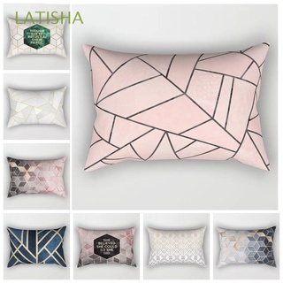 LATISHA Printing Cushion Cover Polyester Sofa Decor Pillow Case Rectangular Chair Home Decor Waist 30x50cm Lumbar Throw Pillows