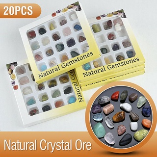 Set De 20 Kits De Piedra Natural De Cristal De Curación Pulido Q3X6 Colección Chakra H1A7 (6)