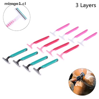 【mimgo1】 4Pc/Set 3 Blade System Razor Blades Shaving Blades Shaver Blades For Men Women [CL]