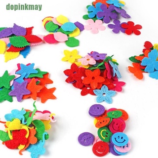 dopinkmay 100 piezas de fieltro chic no tejido de tela de fieltro diy paquete para muñecas de costura manualidades hggh
