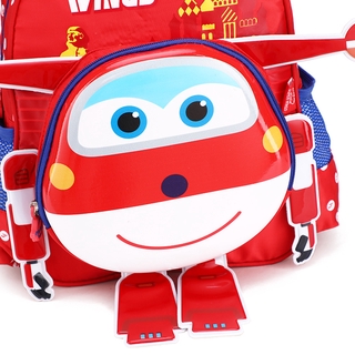 niños super wings bolsas de la escuela de niños de dibujos animados kindergarten mochila bolsa preescolar guardería (5)
