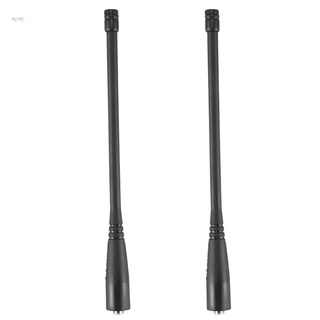 2X Walkie talkie Para UV-5r Antena SMA-Hembra UHF/VHF 136-174/400-520 MHz Para UV5R-82 GT-3