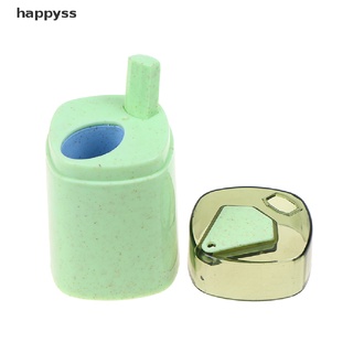[Happyss] Home Transparent Wheat Automatic Toothpick Holder Square Toothpick Box