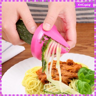 cortador de verduras espiral de mano alimentos pepino picador rallador rosa rojo (2)