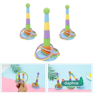 Daphne clásico regalo inteligencia educativo plástico divertido juego conjunto de piscina al aire libre juguete aro Toss