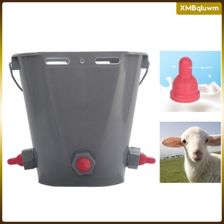 8l capacidad cabra\\\\'s cubo de leche granja cubo de alimentación para bebé cabra