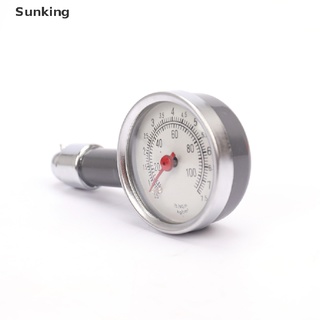 [Sunking] 0-100psi Motor camión Auto coche neumático neumático medidor de presión de aire Dial medidor probador (4)