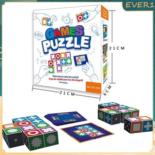 Board Game Matching Master Educational Logical Thinking Desktop Game Puzzle Toy, Parent-Child Interactive Party Game For Kids Gift ever1