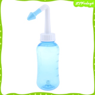 adultos niños enjuague nasal lavado nariz limpia irrigador neti olla botella 300ml
