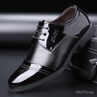 Kasut kulit: zapatos de vestir para hombre, Oxford, Formal, con cordones, zapatos de cuero para hombres, 5jyz