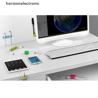 [horizonelectronic] Organizador de cable de tortuga organizador de cables enrollador de alambre para auriculares (3)