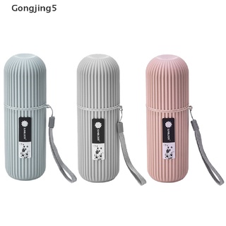 Gongjing5 - cepillo de dientes portátil para cepillo de dientes, soporte para viaje, Camping, caja de almacenamiento