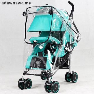 Adawa EVA cochecito de bebé impermeable cubierta de lluvia transparente Pushchairs impermeable.