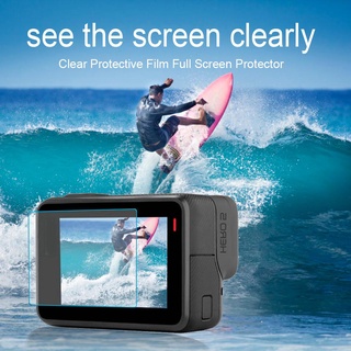 cyclelegend - película protectora transparente de alta calidad para cámara negra gopro hero 8
