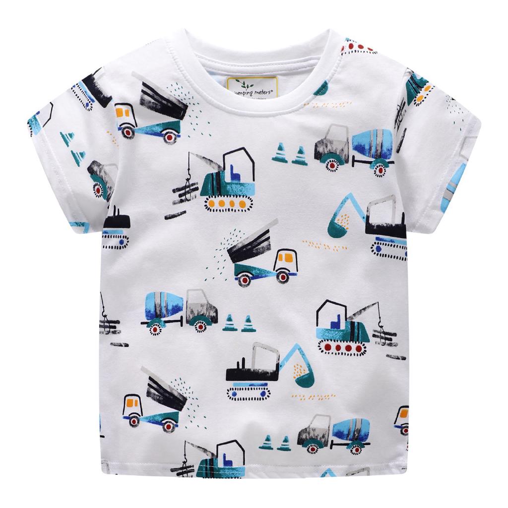 niños de manga corta t-shirt coches impresión ropa de niños verano niños bebé camisa