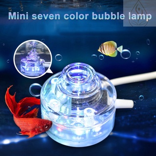 Bs acuario burbuja de aire luz tanque de peces luz LED tanque de peces decoración para acuario