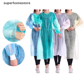 [superhomestore] Bata de aislamiento desechable ropa quirúrgica uniforme protección traje caliente