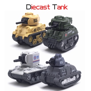 Tanque de bolsillo 1:64 Diecast tank 4pcs en Pack Diecast aleación tanque modelo juguetes Diecast modelo de juguete tanque