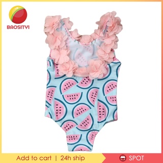 [Bao1-8] suave Flexible bebé niña traje de baño de una sola pieza trajes de baño Bikini playa disfraz 80 (7)