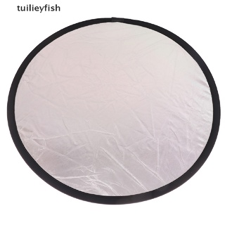 Tuilieyfish 24"/60cm Collapsible Light Reflector for Photography 2in1 Gold and Silver CL