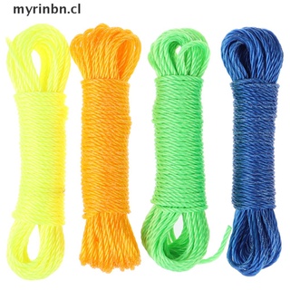 [myrinbn] ropa para colgar cuerda de secado ropa 10m percha cable de viaje al aire libre cl