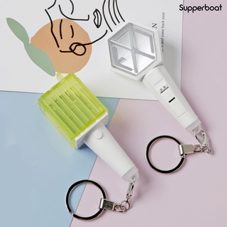 Supper Glow Stick NCT/EXO con llavero de plástico colgante ventiladores soporte soporte Lightstick para concierto (1)