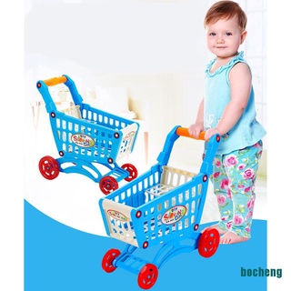 (Bo) niños Mini carrito de la compra pretender juego de comestibles supermercado carro