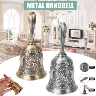 campana de mano campana de llamada aleación vintage decoración para el hogar restaurante bar boda