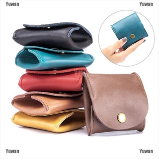 <yuwan> 2020 nuevo bolso de cuero de vaca mini cartera de almacenamiento bolsa de bolsillo