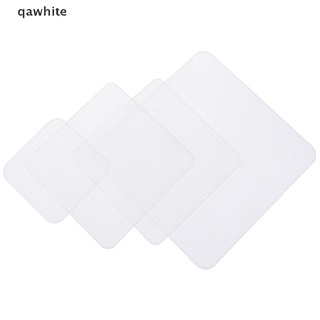 qawhite - 4 tapas elásticas de silicona reutilizables, para alimentos, cubierta de vacío, sello, cubierta de alimentos cl