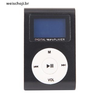 Wei Mini tarjeta TF 32GB Micro SD Digital reproductor MP3 con pantalla LCD
