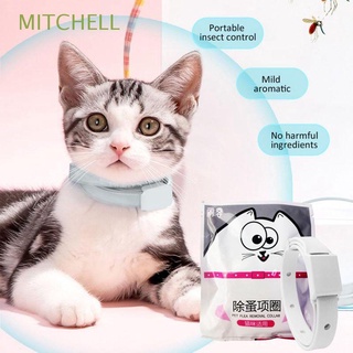 mitchell - collar retráctil para perros, gatos, productos para mascotas, repelente de pulgas, silicona, anti garrapatas, para gato, perro, ajustable, antimosquitos, collar de pulgas
