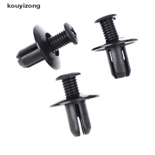 [kouyi] 100 piezas de 8 mm de plástico para tornillos de coche para parachoques de coche clips de sujetador de guardabarros 449cl