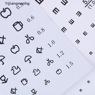 Yijiangnanhg Wallmounted Waterproof Eye Chart Testing Cahrt Visual Testing Chart for Hospital Hot (5)