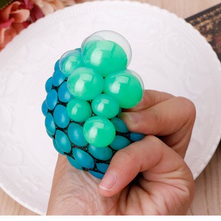 tdah fruta juguete anti estrés cara aliviador bola de uva autismo exprimir juego