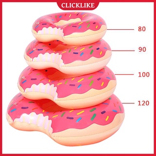(clicklike) inflable donut anillo de natación para adultos piscina boya asiento círculo flotador juguetes