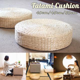 40/45/50 cm de ratán Tatami cojín de asiento redondo piso meditación Yoga estera silla