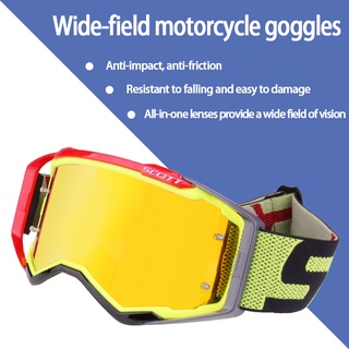 Gafas de moto Gafas de bicicleta de montaña para motociclismo de fondo Casco de carreras Gafas a prueba de viento