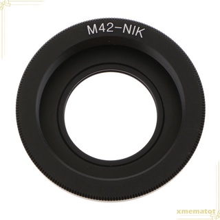 M42 Screw Mount Lens to Nikon AI F DSLR Adapter with Glass Focus (8)