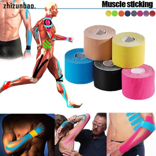 KINESIOLOGY TAPE 5m cinta de kinesiología elástica deportiva rollo physio muscular tensión cuidado de lesiones vendaje herramienta de apoyo
