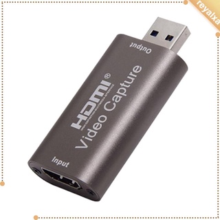 Mini tarjeta de captura de vídeo Ultra alta velocidad USB Video/Audio convertidor tarjeta adaptadora para juegos, Streaming (5)