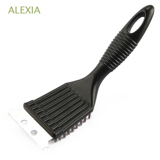 ALEXIA Durable Barbecue Grill Brush BBQ Accessories Cleaning Brushes Wire Bristles Outdoor Tools Camping Hiking Multifunction BBQ Cleaning Tools Cooking Tools/Multicolor