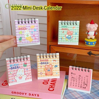 chink home escritorio calendario diario scheduler mini lindo planificador de mesa organizador semanal agenda anual adornos de escritorio